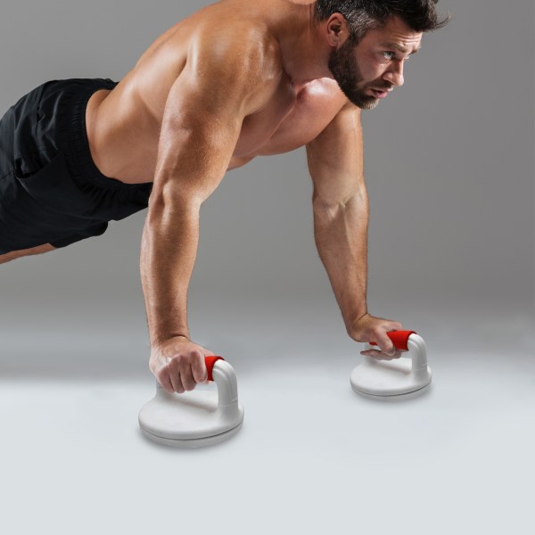 Rotating push up bars